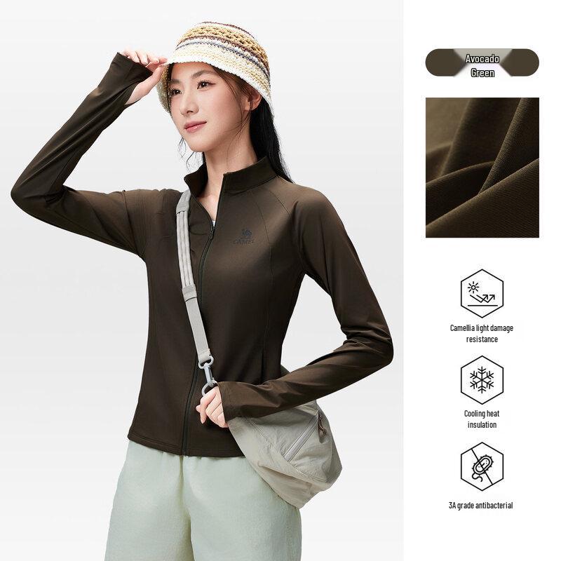 Camel Women's Breathable Cool-Feel Outdoor Sun Protection Jacket