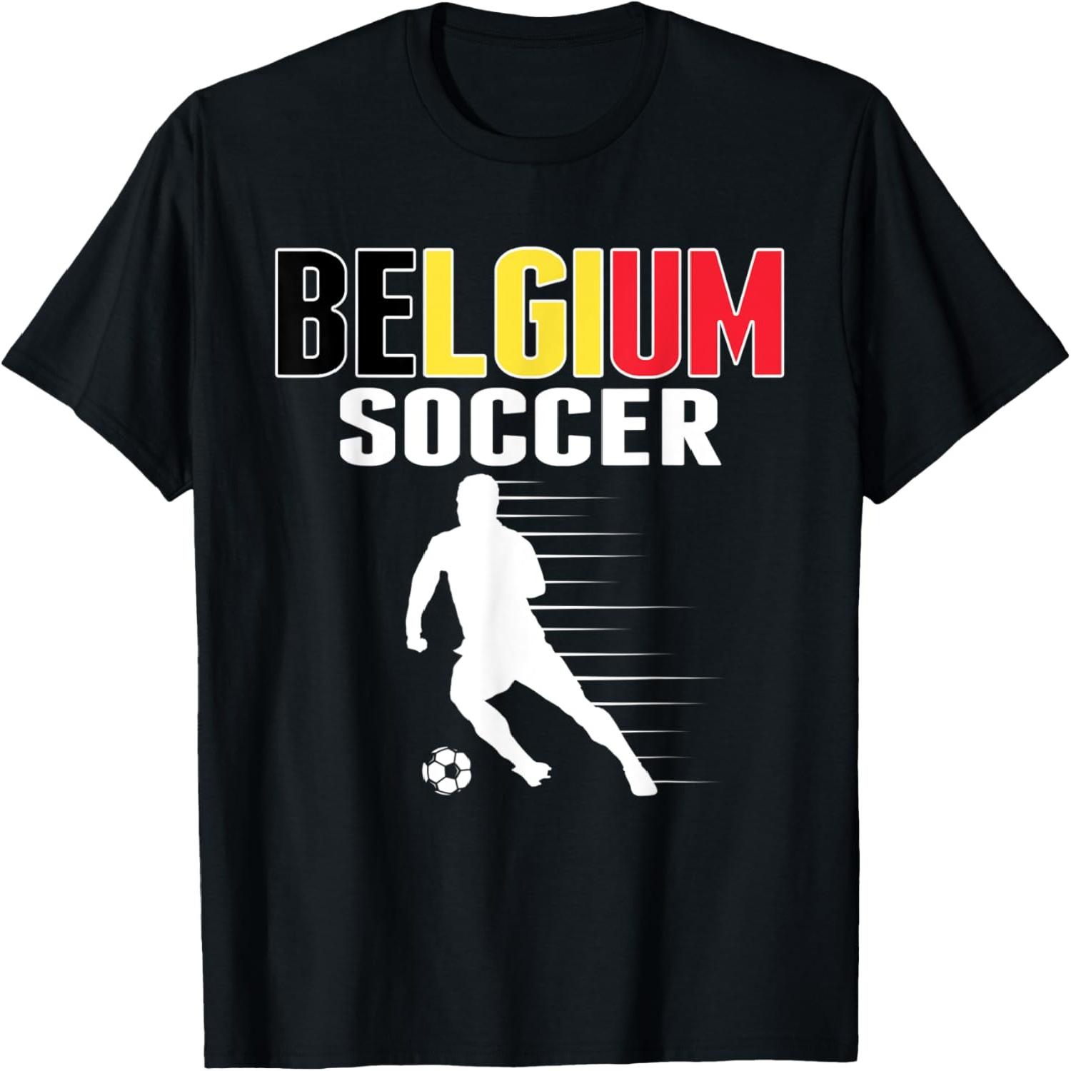 Belgium Soccer Fans Jersey - Proud Belgian Football Lovers T-Shirt S