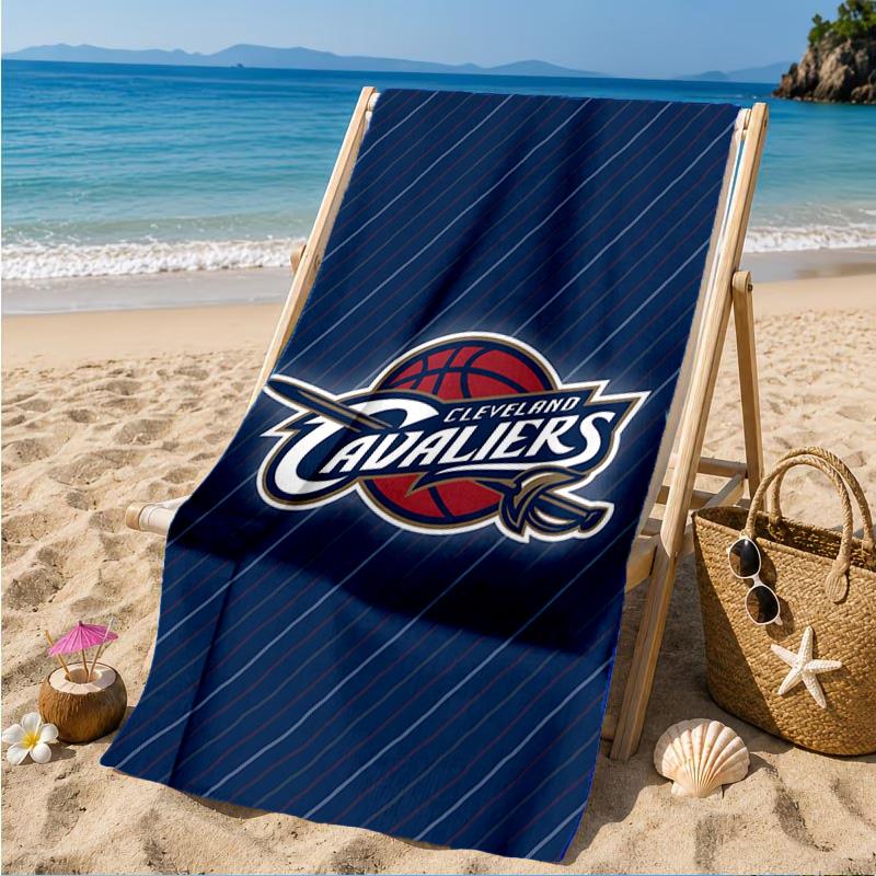Cleveland Lights Shadows Beach Towel, Microfiber Beach Towel, Perfect For Pool, Beach, Travel, Home Decor Beach Party Fan Gifts