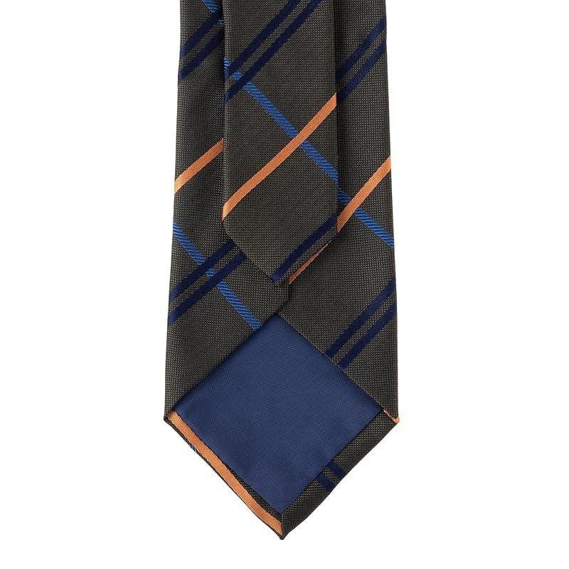 Used [Fortuna Tokyo] Necktie FT-T05. Chance Nishijin Woven Tie Men's FT-T05 Dark Green Sword Width 8cm Length 142cm 0