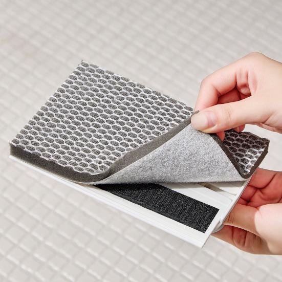 Szczotka do czyszczenia z wygodnym uchwytem Składana konstrukcja Zdejmowana ścierka 3 w 1 Szczotka do czyszczenia szczelin między deskami Szczotka do czyszczenia narożników