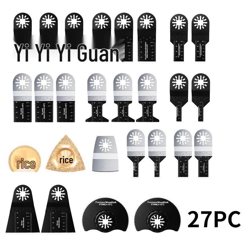 Multifunctional Woodworking Saw & Trimmer: Universal Blade, Slow Loading, Flower Hole for Cutting & Grinding