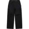 Li Ning Solid Color Mid Waist Comfortable Breathable Loose Straight Leg Sports Long Pants Men Pants Black AYKU947-1