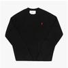 Ami Men S Knit Small Heart Logo hkS826 001 009
