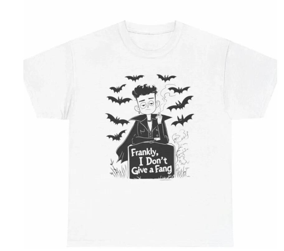 Mens Funny T Shirts Frankly Sarcastic Halloween Vampire Graphic 4XL