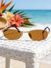 Prada 0PRB54S Gold Rectangle Sunglasses