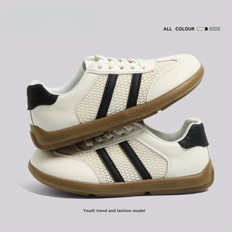 

College mesh breathable women s new spring and summer comfortable soft sole round head women s shoes fashion board shoes 35 чёрный