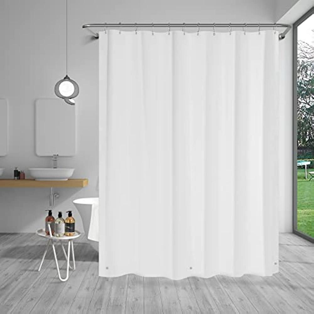 Легкий вкладыш для занавески для душа, вкладыш для занавески для душа водонепроницаемый тонкий пластиковый вкладыш W80cmxH180cm белый