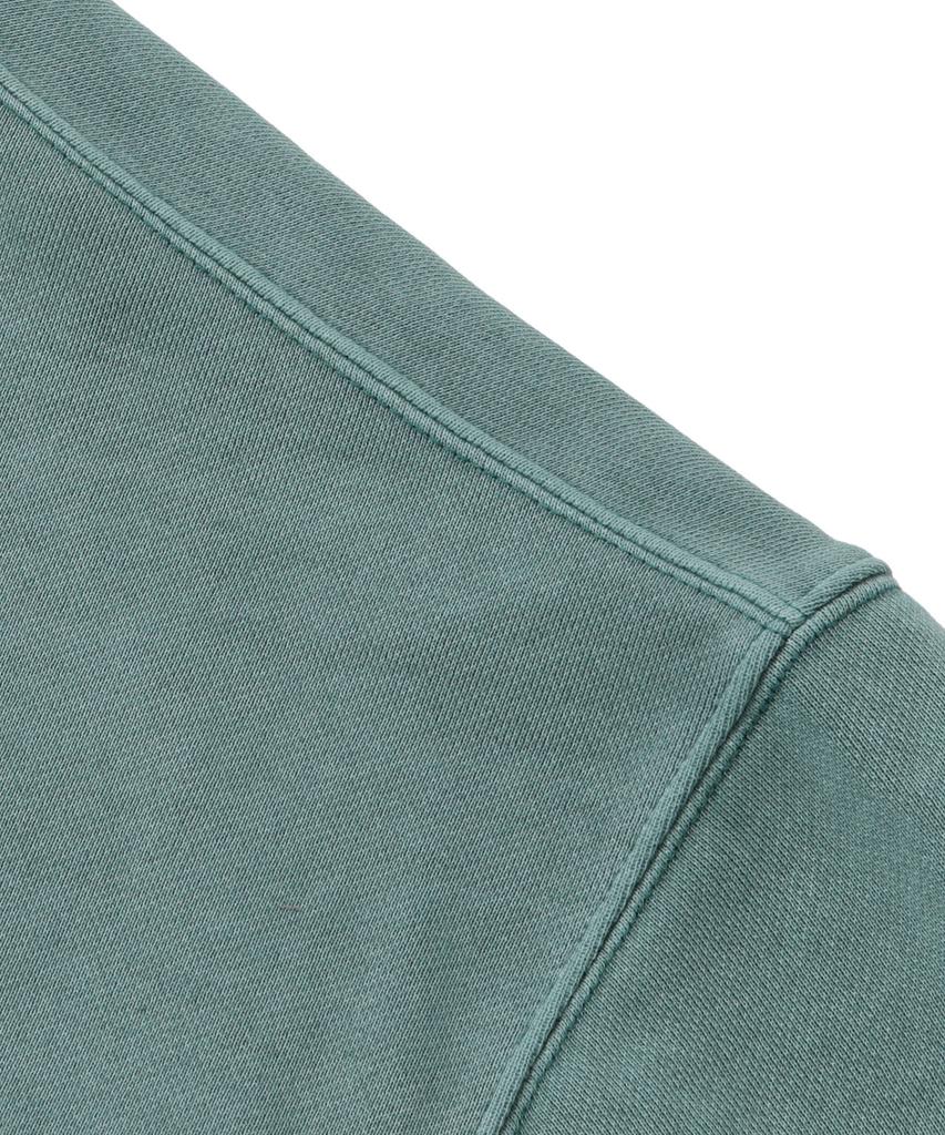 [M~4Xl] Pigment Arch Logo Hoodie_Green