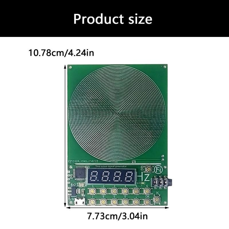 Schumann Waves Generator Tunables Frequency Module Direct Operation Computer Accessory ABS Construction For Computer