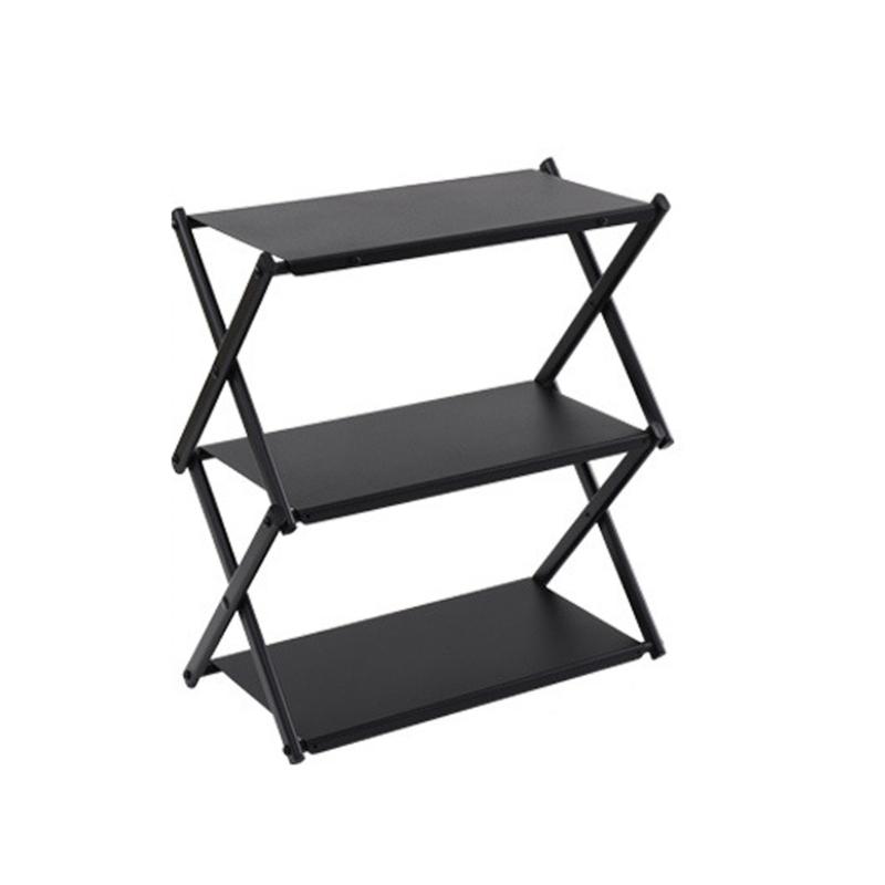 

Camping Storage Rack Heavy Type Metal Shelves For Outdoor Hiking Backpacking Patios Compacts Stable Base 1