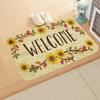 Cross-Border Welcome Letter Mat: Entryway, Kitchen, Absorbent Floor Mat