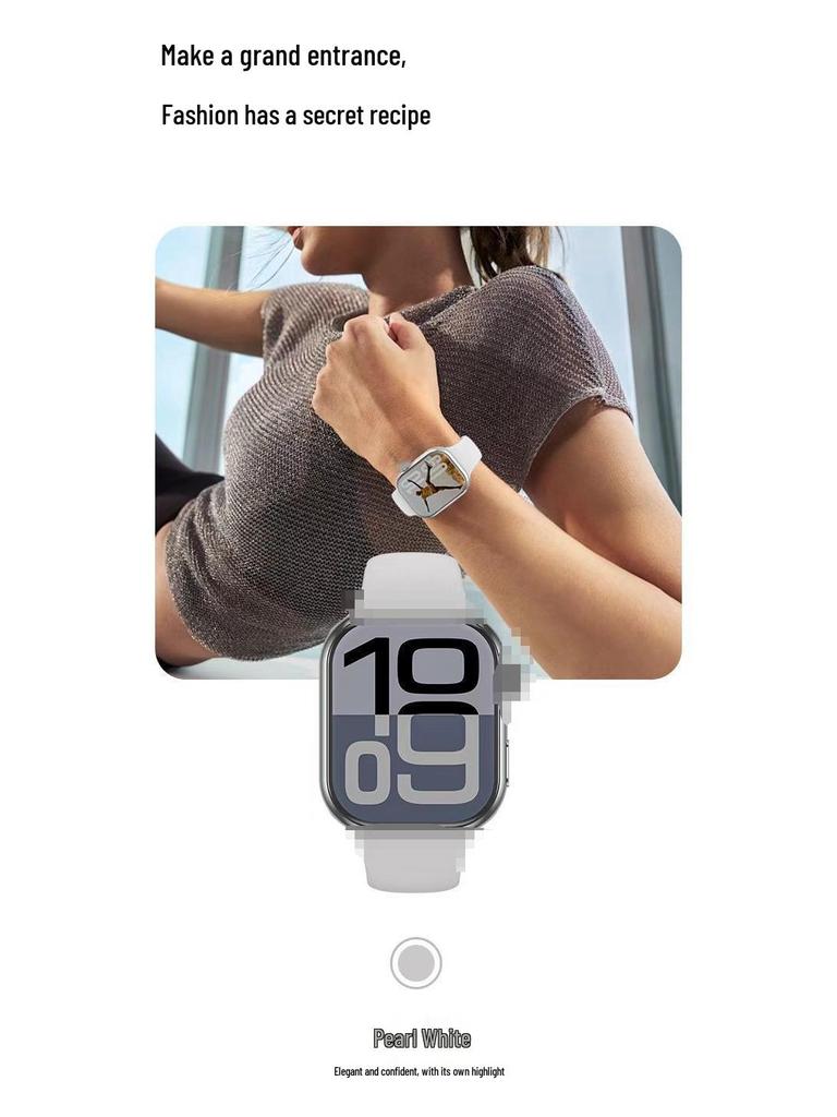 S9 Smartwatch: Bluetooth-Anruf, Herzfrequenz- und Blutdruckmonitor, Multifunktionale S10 Sport Herrenuhr