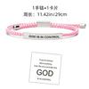 Stretchable Engraved Letter Bracelert Rope Inspirational Bracelets  Birthday Gifts