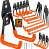Warehouse Heavy-duty Wall Storage Metal Garage Hooks, Drilled Iron Art Load-bearing Bicycle Wall Hooks