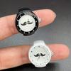 Beard  selling ring watch that can show time, personality cute student ring watch, trendy finger watch