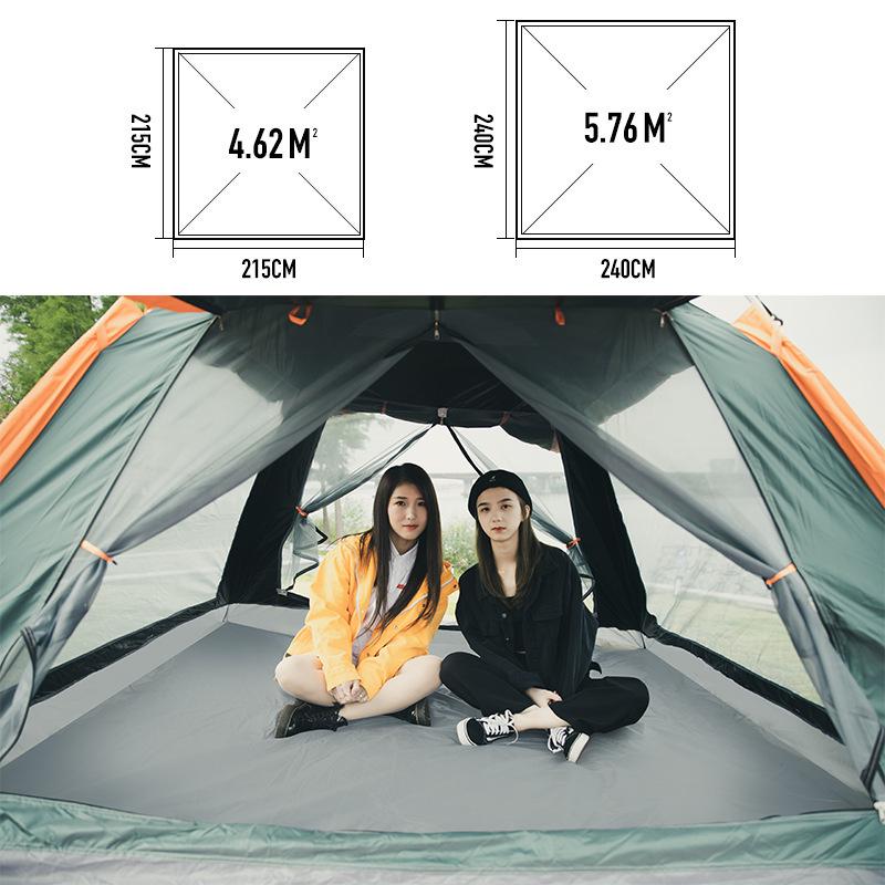 3-4 Person Rainproof Automatic Camping Tent for Beach and Outdoor Use