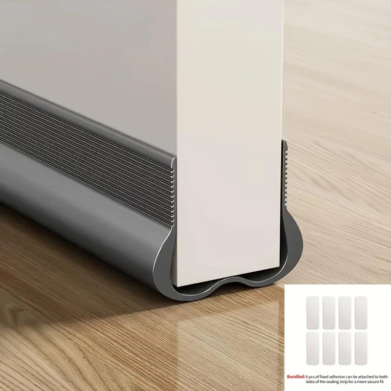 1/2PC Flexible Door Bottom Seal Strip Door  Gap Soundproofing Wind and Dust Proof Weather Strip Under Door Draft Stopper