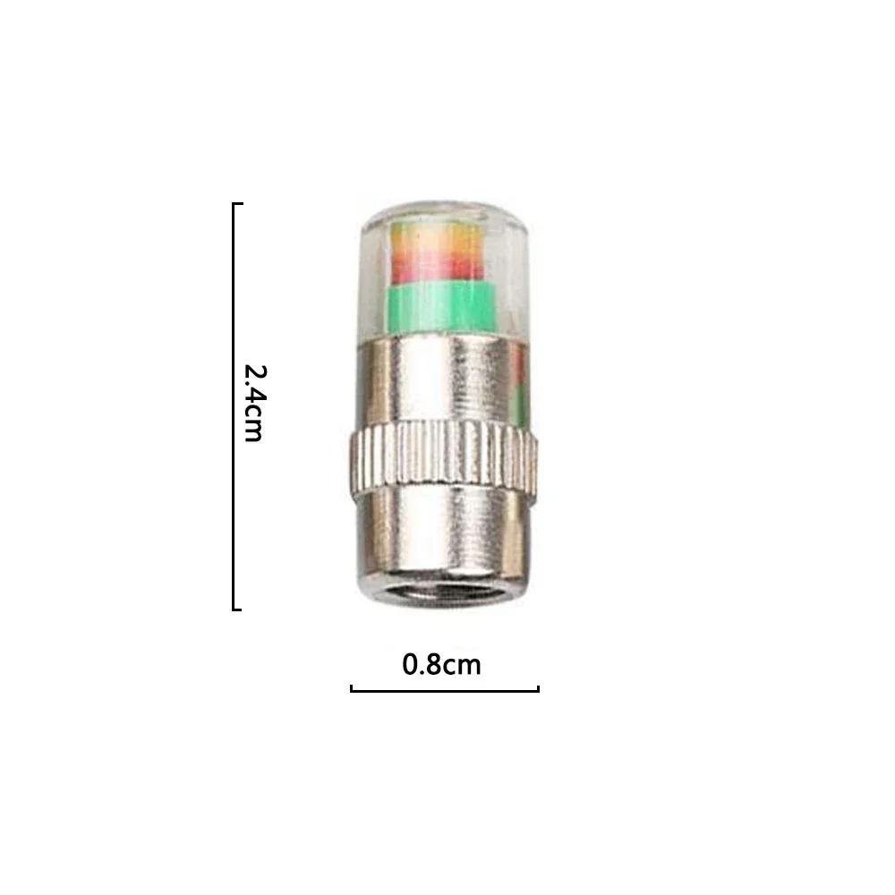 New Car Tire Pressure Indicator Tire Pressure Gauge Indicator Alert Monitoring Valve Cap Sensor External Valve Detection Tools