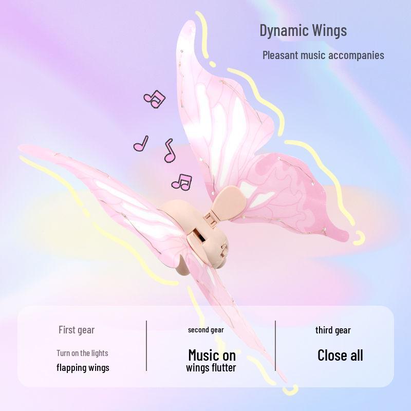 

Электрические светящиеся крылья ангела с движением бабочки и огнями для детей