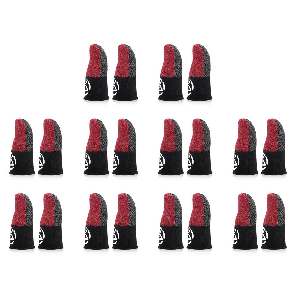 3/10Pairs Mobile Finger Sleeve Breathable Thumb Gloves Sweatproof Anti Slip Touch Screen Controller Finger Cover for PUBG Game 5