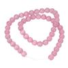 8mm Schmuck DIY Steinperle Zarte Handarbeit Halskette Armband Herstellung Runde Perlen für SchmuckgeschäftPink