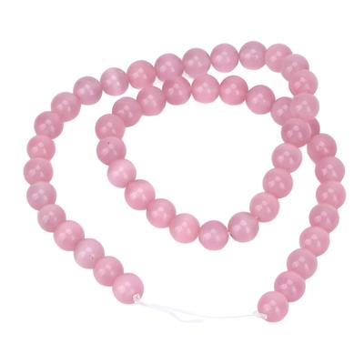 8mm Jewelry DIY Stone Bead Delicate Handicraft Necklace Bracelet Making Round Beads for Jewelry StorePink