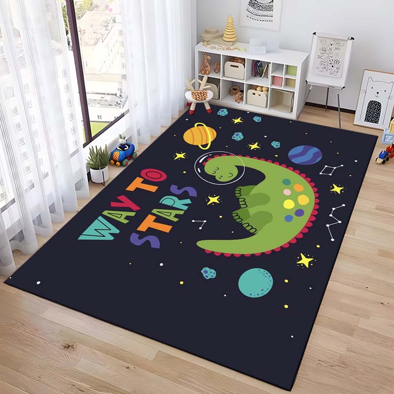 15 Size Cartoon Dinosaur Space Cute Dino Children Area Rug,Carpet for Living Room Bedroom Sofa Doormat Decoration Floor Mat Cool