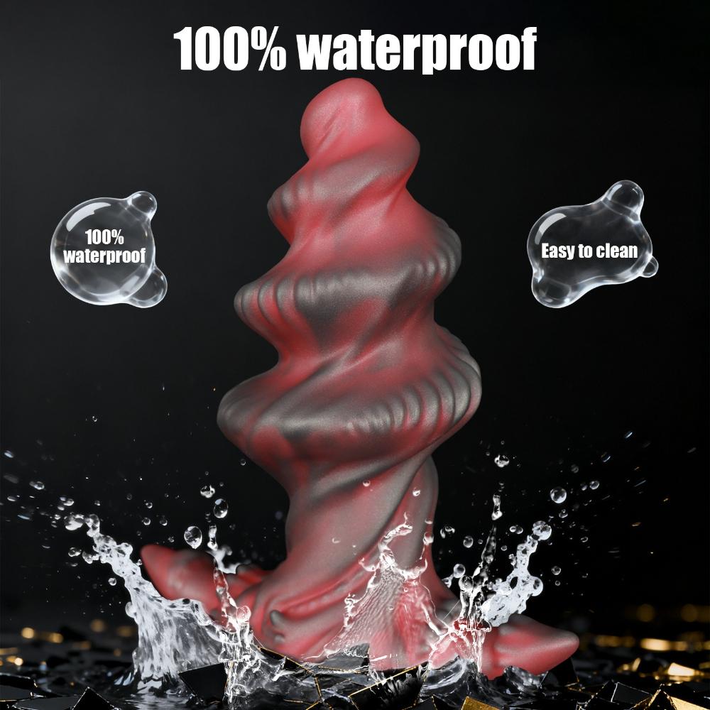 Unisex Wearable Threaded Anal Plug - Liquid Silicone Easy Insertion Anal Dilator Massage Adult Toy