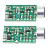 2 Stück FM-Sender-Aufnahmemodul Professionell V4.0 FM MIC Drahtloser Tonsender für FM-Radio