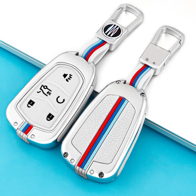 Silicone Remote Key Fob Cover for Cadillac XT5, CT6, XTS, XT4, and ATSL - Creative Design for Men and Women