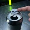 Novelty Holiday Kitchenware Halloween Soda Tab Opener Keychain Cute Skull & Pumpkin Can Puller Reusable Drink Beverage Auxiliary Opener Portable
