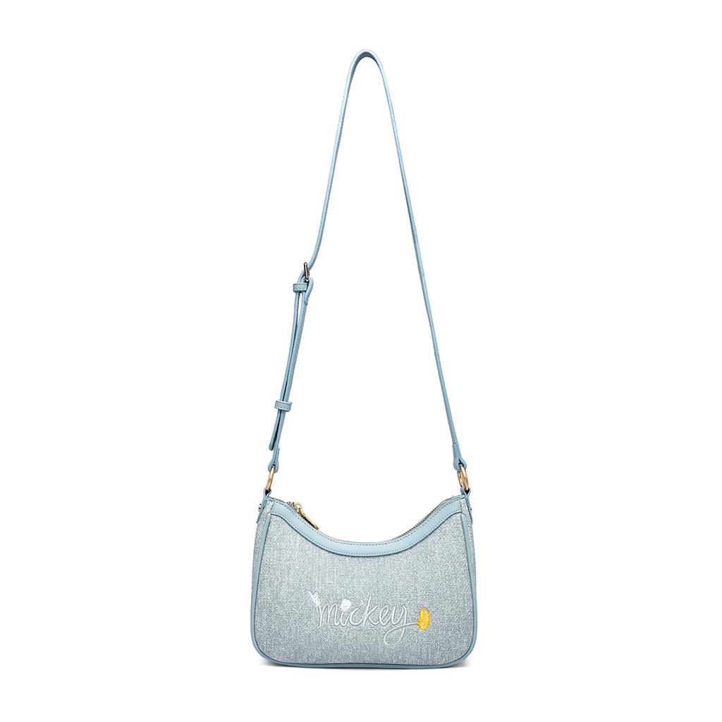 New Disney Mickey Series PU Shoulder Bag Women's Denim Blue DHF51646-A