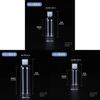 Plastic Cosmetic Bottles With Flip Butterfly Cap For Travel And Storage