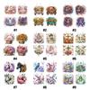 4Pcs 2D/Flat DIY Special Shape Hanging Diamond Art Kits Rhinestone Diamond Art Window Pendants Home Wall Decoration Crafts