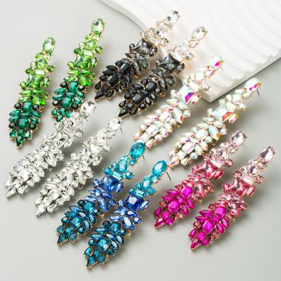 Nuovi Orecchini alla Moda ed Esagerati in Lega per Donna, Stile Lungo, Accessori per Orecchie Multi-strato con Frange