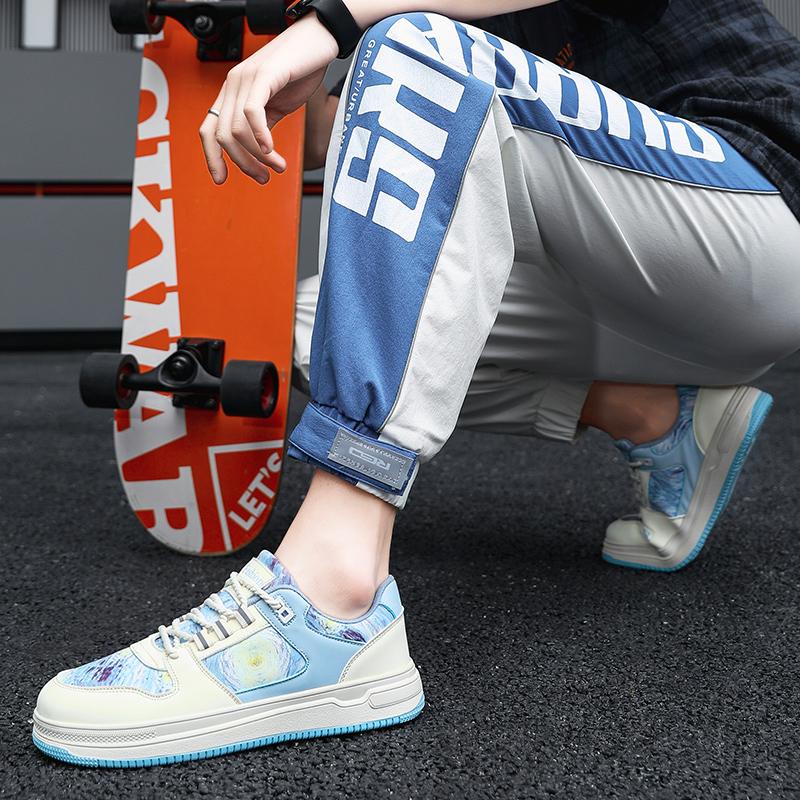 Men’s Jogging Sports Shoes Casual Street Style Running Sneakers Students Large Plus Size Skate Boarding Shoes
