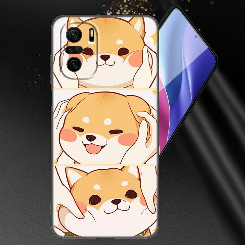 Cute Corgi Dog Phone Case For Xiaomi Mi POCO X3 NFC GT M4 M3 12 11T 10T Pro A3 11 Lite NE 5G 12X 11i F3 Soft TPU Black Cover