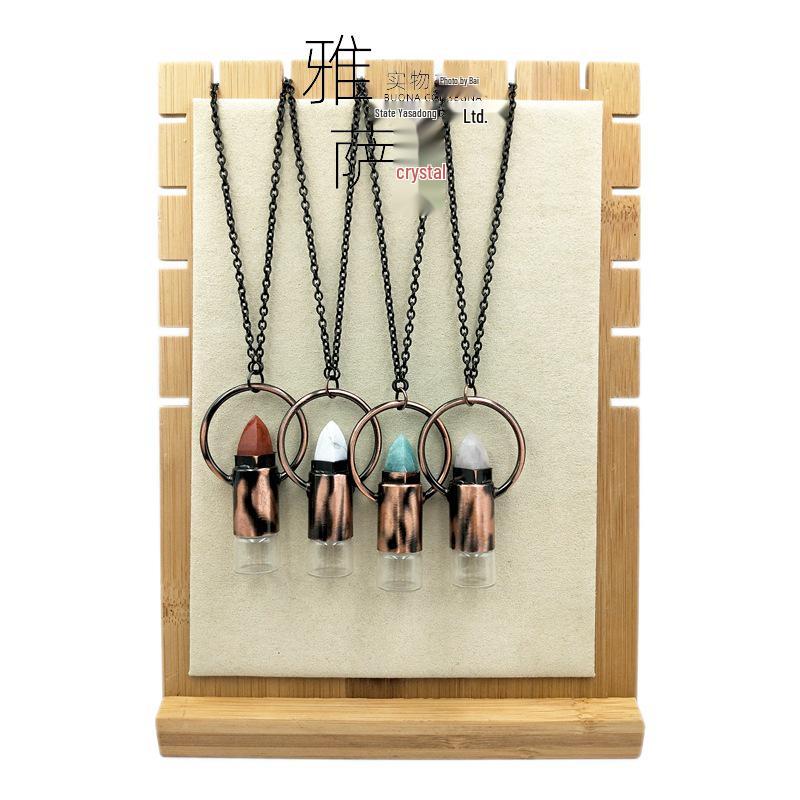 

Yasa Jewelry Подвеска-кулон с натуральным кристаллом цитрина для ароматерапии