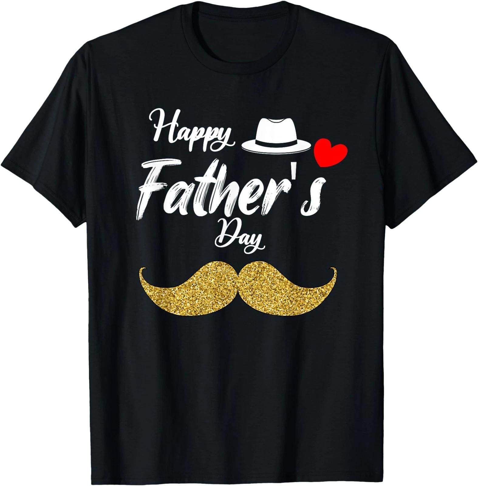 Happy Father s Day 2025 Tshirt for Men Dad Grandpa Love T-Shirt S