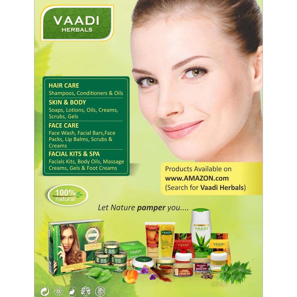 Vaadi Herbals Super Breezy Aloe Vera Soap Moisturizing Gentle Daily Bath Bar For Soft Fresh Skin 75 g X Pack Of 6