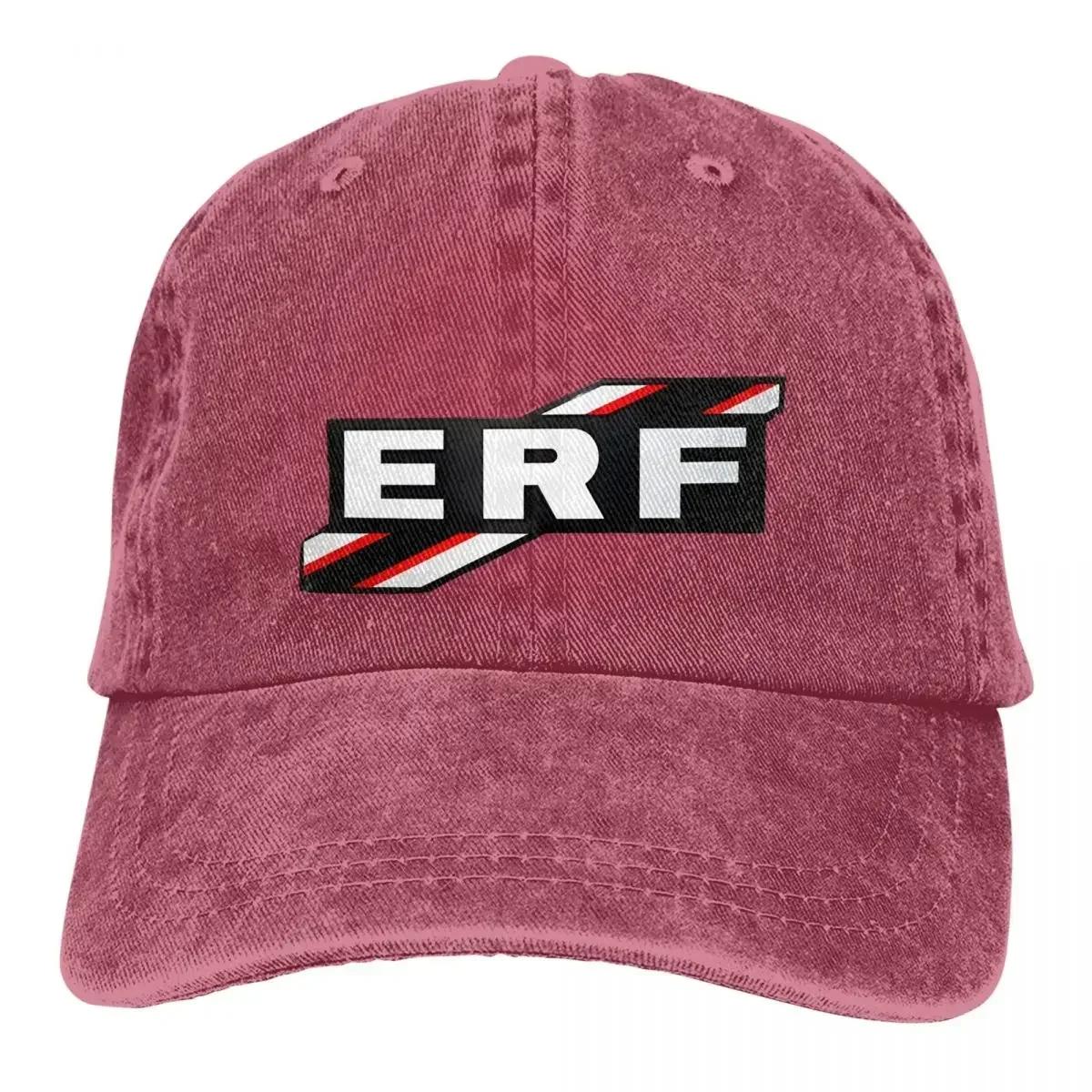 ERF Lorry Logo Baseball Caps Peaked Cap Erf Sun Shade Hats for Unisex One Size