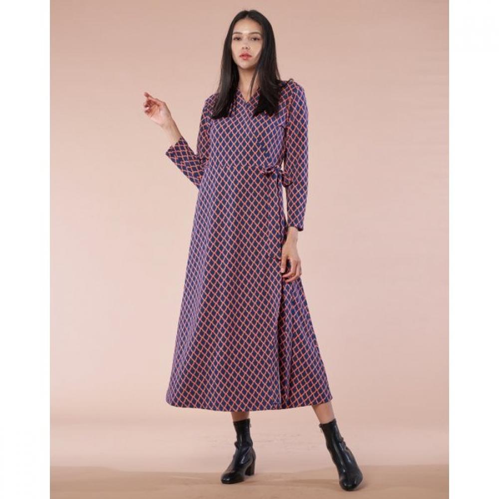Creora Lip Balm Signature Flare Long Wrap Dress Ldm07cs01