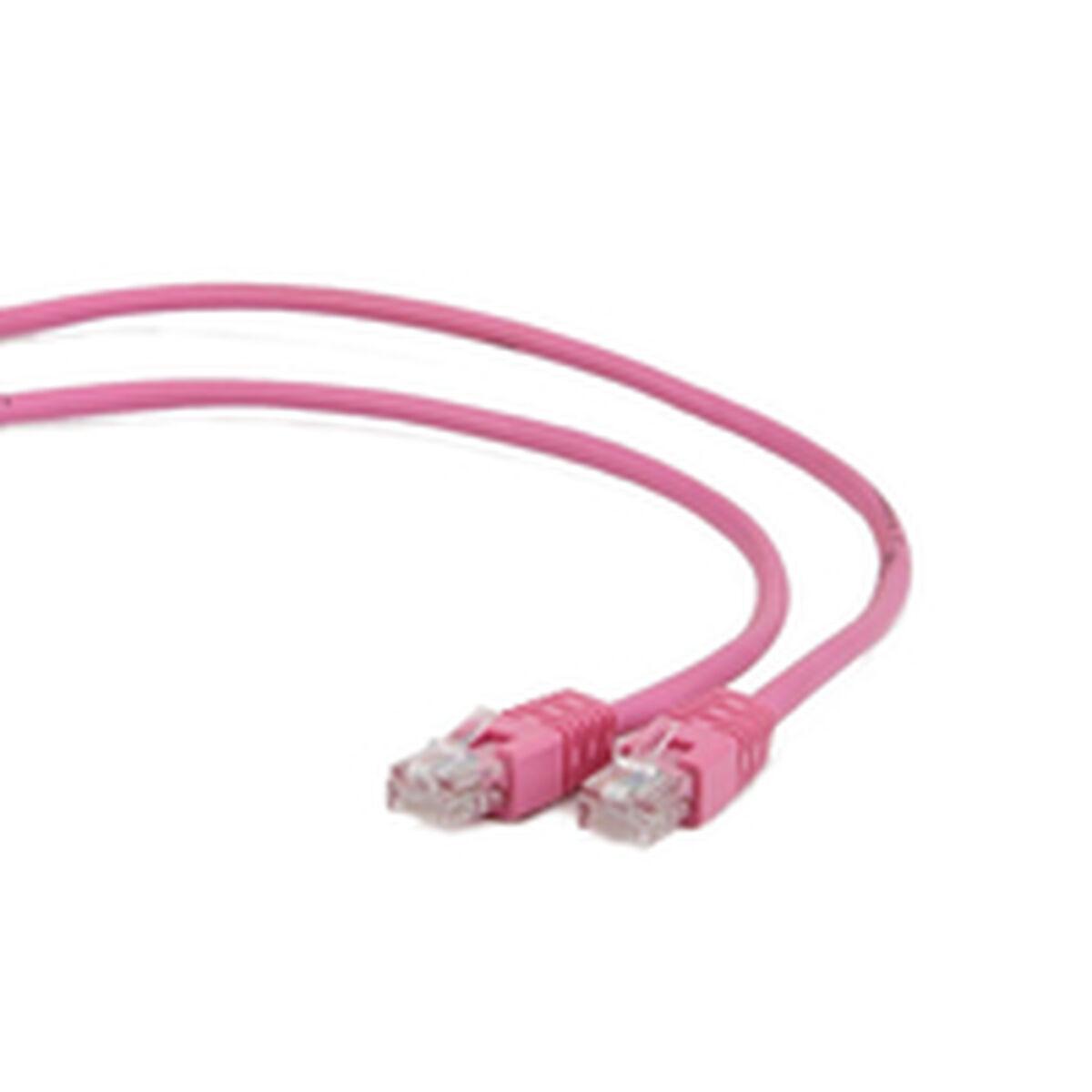 

Жесткий сетевой кабель UTP 6-й категории GEMBIRD RJ45/RJ45 Cat5e 3 м 3 м Розовый