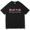 Camiseta Estampada Gráfica Hazbin Hotel Anima Cuello Redondo Manga Corta Unisex Moda Casual Algodón Camiseta Oversize Harajuku