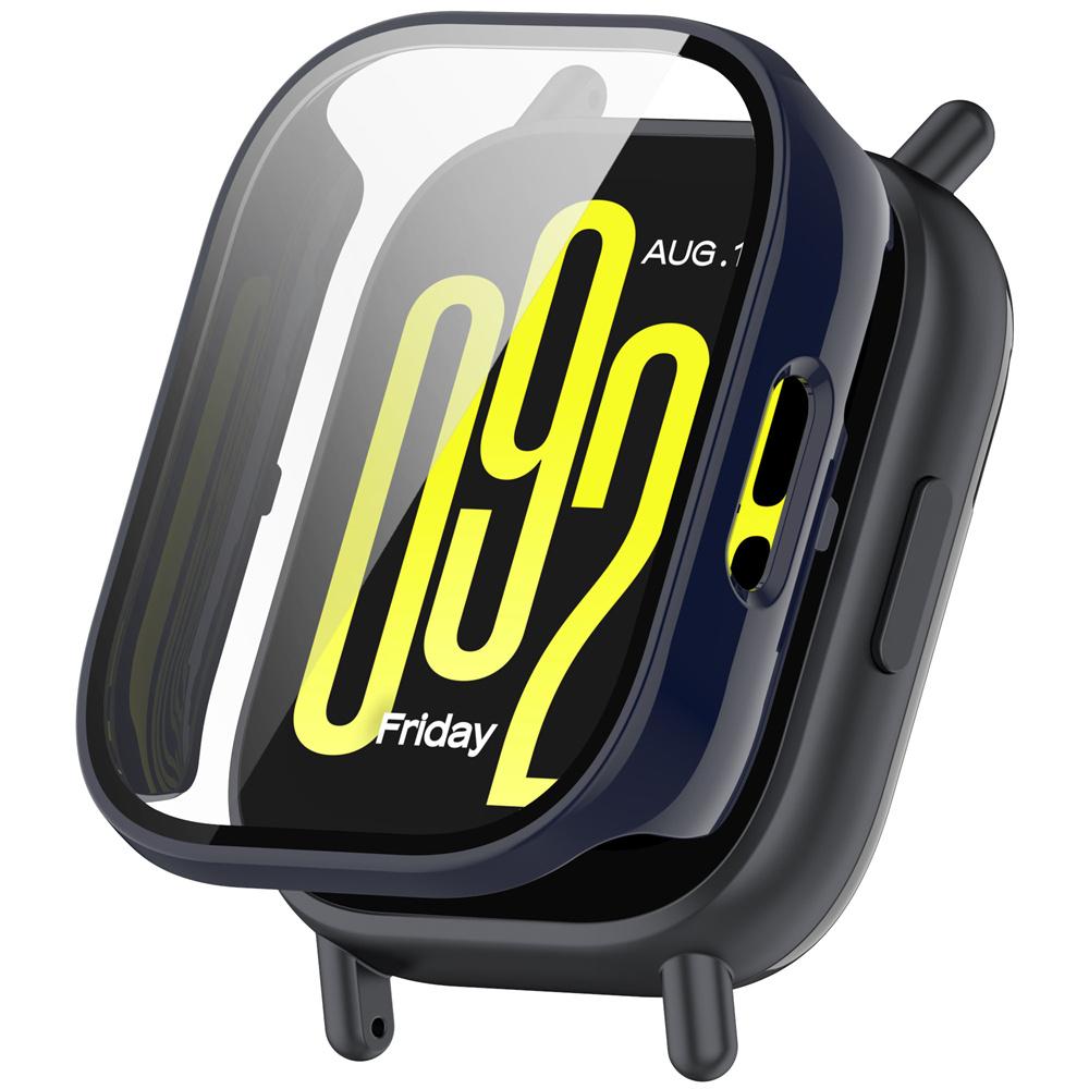 

Tempered Glass+Case For Xiaomi Redmi Watch 5 Active Screen Protector PC Bumper Protective Cover Redmi Watch 4 case Accessories Redmi watch 5 active синий