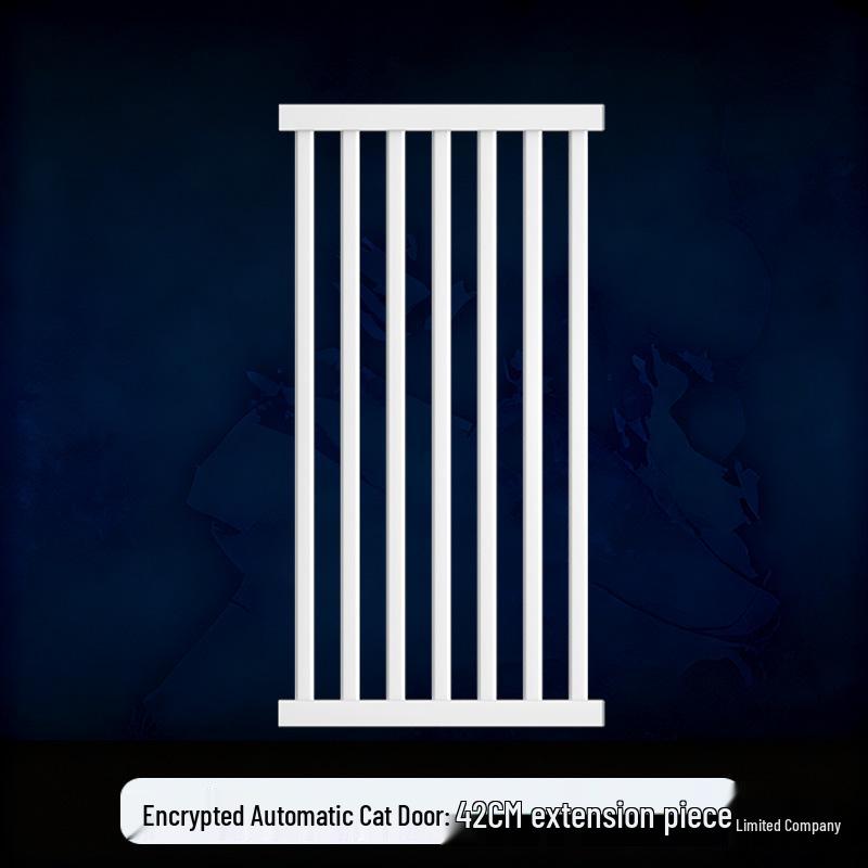 Cat Door Barrier: Auto-Close Pet Gate for Indoor, Balcony, or Stairway - No Drilling Needed