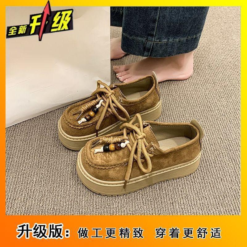 Casual Baotou Women's Spring Summer New Niche Design Comfortable Versatile Thick-soled Versatile Single Shoes