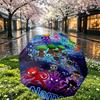 Custom Name Personalized Game Sprunki Print Umbrella, Auto Open Close, 8‑Rib Sturdy Frame, Commute Camping Hiking Use, Birthday Gift