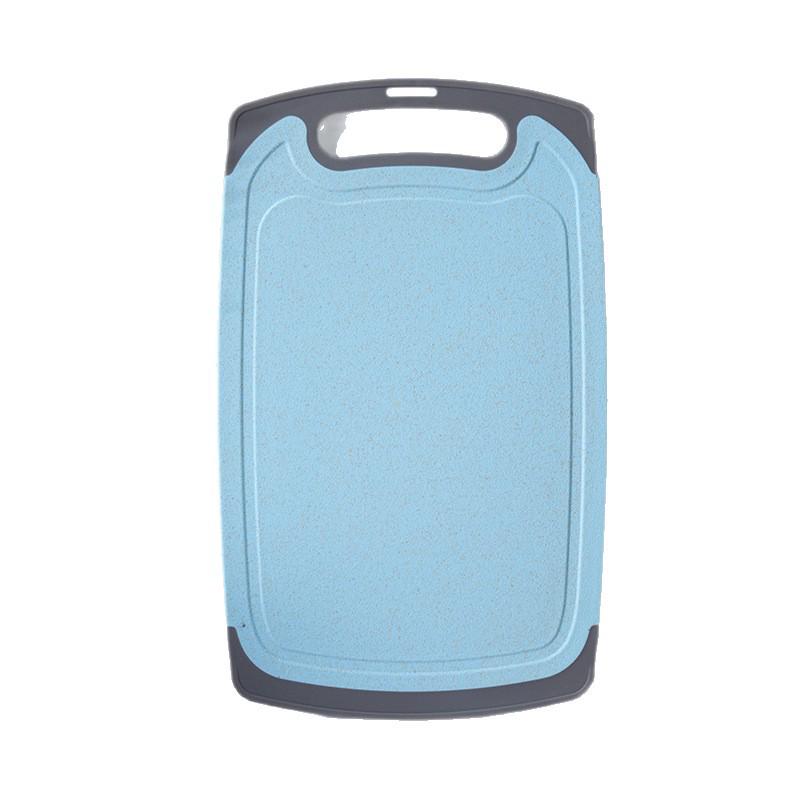 Portable Double-Sided Non-Slip Wheat Straw Cutting Board for Baby Food, Fruits, Vegetables, Camping, and Baking